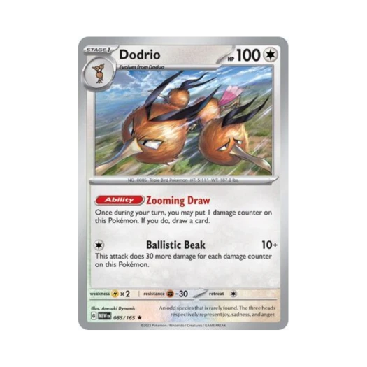 Pokemon TCG Dodrio R Scarlet & Violet 151 (English Ver.)
