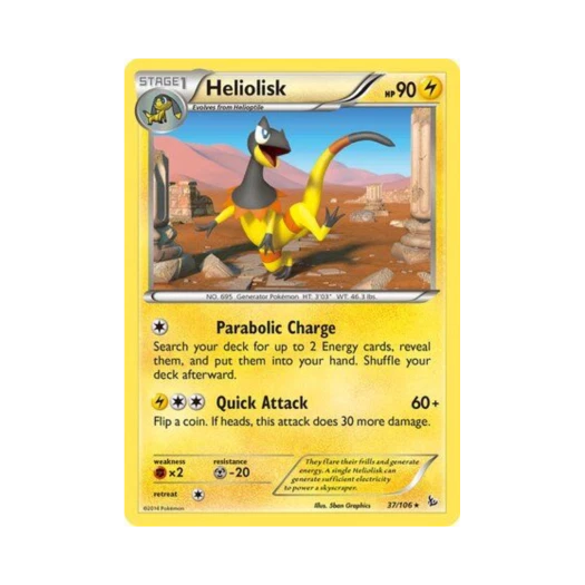 포켓몬 TCG 일레도리자드 R 플래시파이어 (영문판)