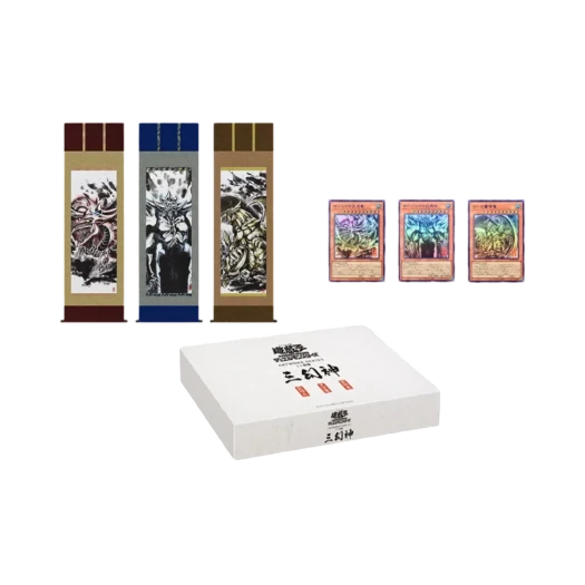 Yu-Gi-Oh OCG Duel Monsters Artwork Series Mini Hanging Scroll Three Egyptian Gods (Japanese Ver.)