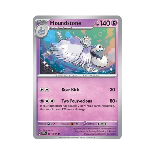 Pokemon TCG Houndstone U Obsidian Flames (English Ver.)
