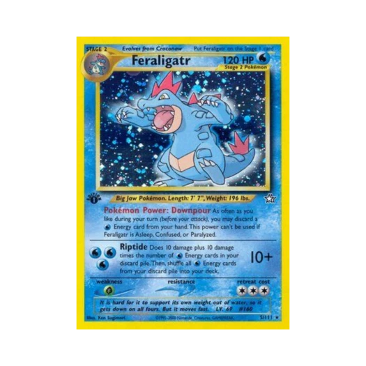 포켓몬 TCG 장크로다일 RH 네오 제네시스 (영문판)