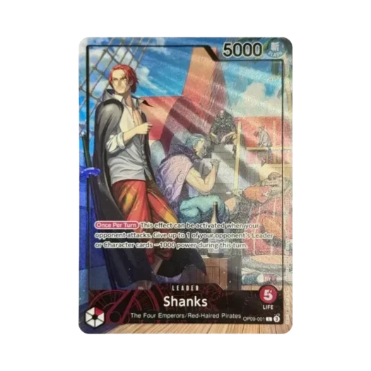 원피스 TCG 샹크스 L OP09-001 PSA 프로모 카드 (영문판)