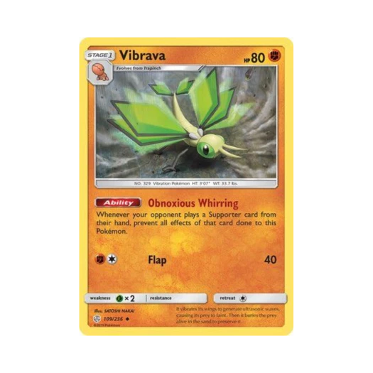 포켓몬 TCG 비브라바 U 코스믹 이클립스 (영문판)