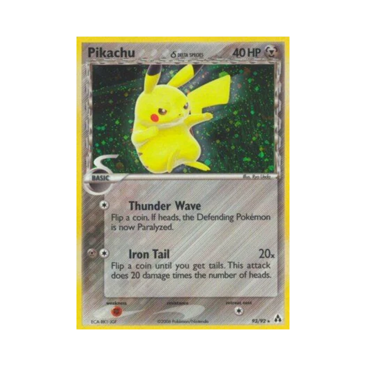 Pokemon TCG Pikachu RS EX Legend Maker (English Ver.)