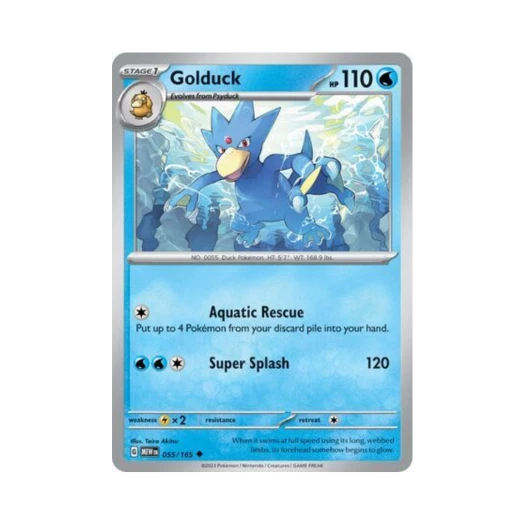 Pokemon TCG Golduck U Scarlet & Violet 151 (English Ver.)