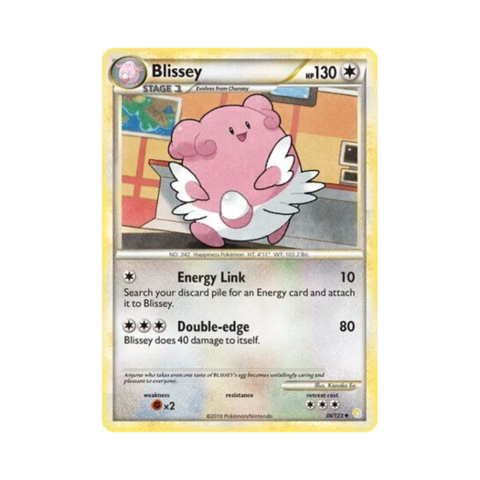 Pokemon TCG Blissey U HeartGold & SoulSilver (English Ver.)