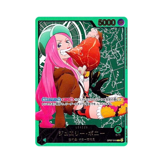 One Piece TCG Jewelry Bonney L-SPC OP07-019 Extra Booster Anime 25th Collection (Japanese Ver.)