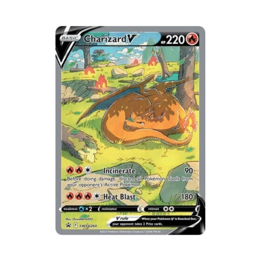 Pokemon TCG Charizard V P Sword & Shield Promos (English Ver.)