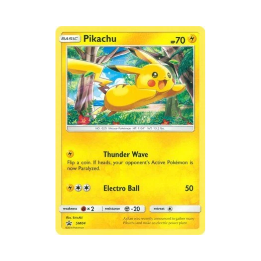 Pokemon TCG Pikachu P Sun & Moon Promos (English Ver.)