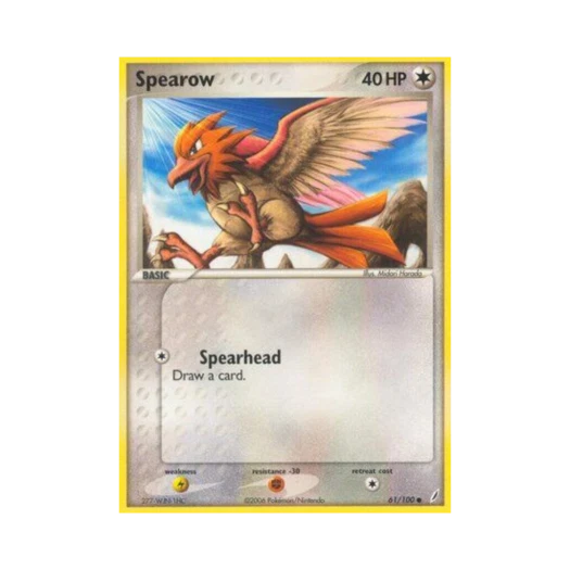 Pokemon TCG Spearow C EX Crystal Guardians (English Ver.)