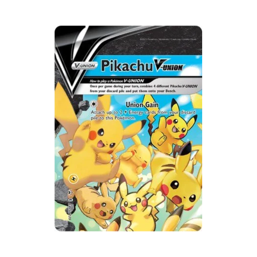 Pokemon TCG Pikachu V UNION P Sword & Shield Promos (English Ver.)