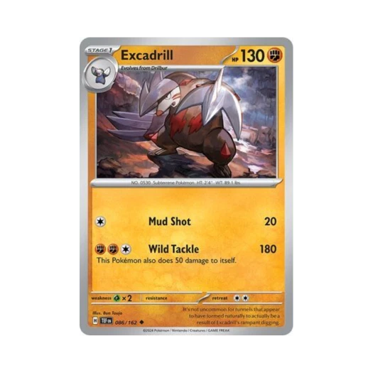 Pokemon TCG Excadrill U Temporal Forces (English Ver.)