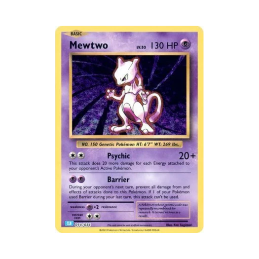 Pokemon TCG Mewtwo Pokemon TCG Classic (English Ver.)