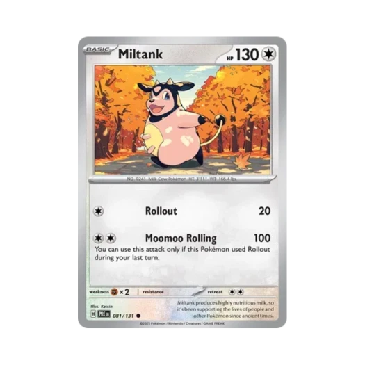 Pokemon TCG Miltank C Prismatic Evolutions (English Ver.)