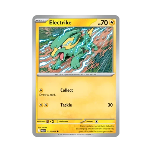 Pokemon TCG Electrike C Pitch Black (English Ver.)