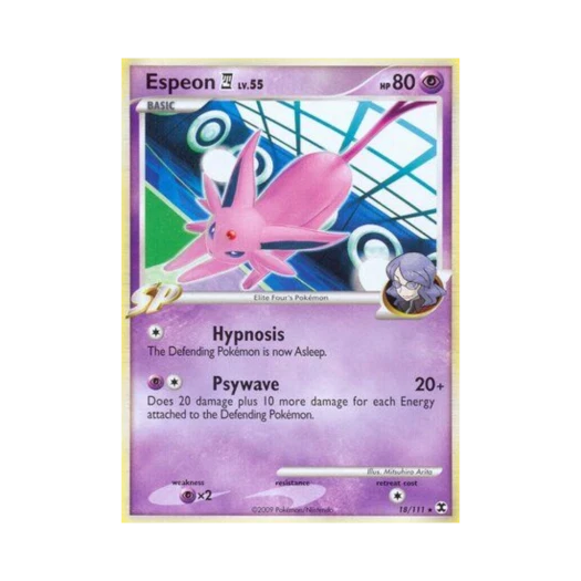 Pokemon TCG Espeon E4 R Rising Rivals (English Ver.)