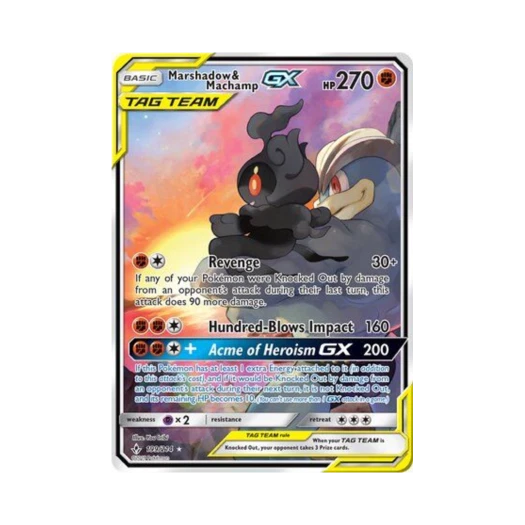 포켓몬 TCG 마샤도 & 괴력몬 GX RU 언브로큰 본즈 (영문판)