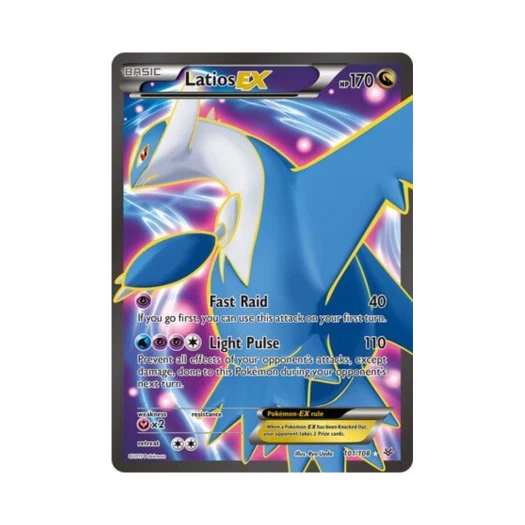 포켓몬 TCG 라티오스 EX RU 로어링 스카이즈 (영문판)