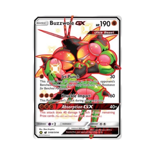 Pokemon TCG Buzzwole GX RSG Hidden Fates (English Ver.)
