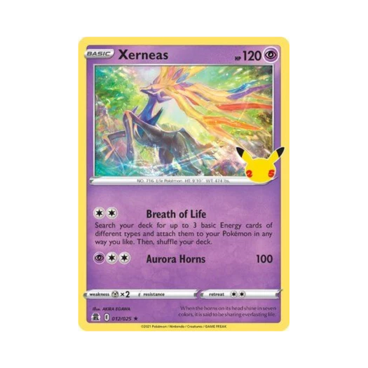 포켓몬 TCG 제르네아스 R 셀레브레이션즈 (영문판)