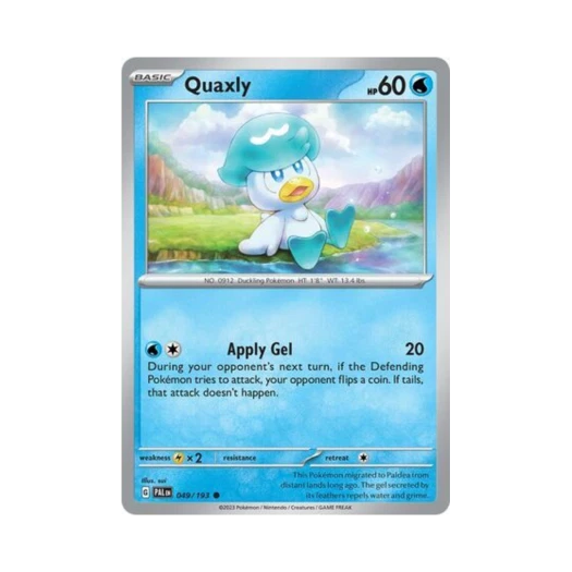 Pokemon TCG Quaxly C Paldea Evolved (English Ver.)