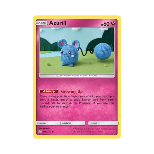 Pokemon TCG Azurill C Cosmic Eclipse (English Ver.)