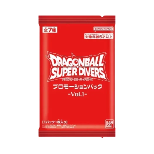드래곤볼 슈퍼카드 게임 슈퍼 다이버즈 프로모션 팩 Vol.1 (1장/일어판)