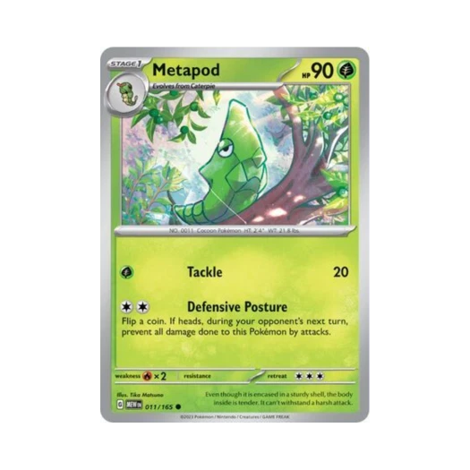 Pokemon TCG Metapod C Scarlet & Violet 151 (English Ver.)