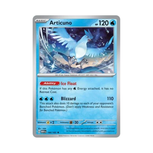 Pokemon TCG Articuno R Scarlet & Violet 151 (English Ver.)