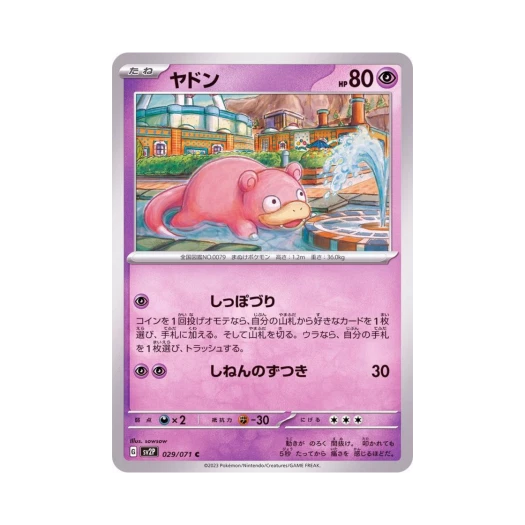 포켓몬 TCG 야돈 C 스노해저드 (일어판)