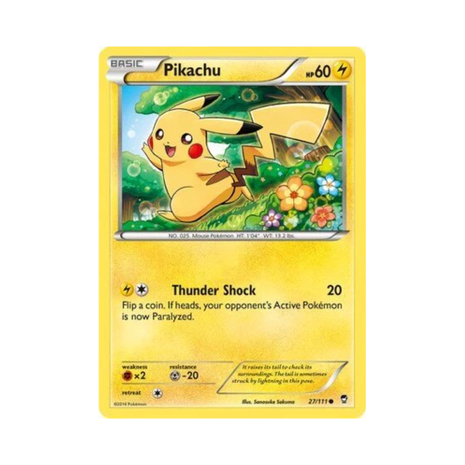 Pokemon TCG Pikachu C Furious Fists (English Ver.)