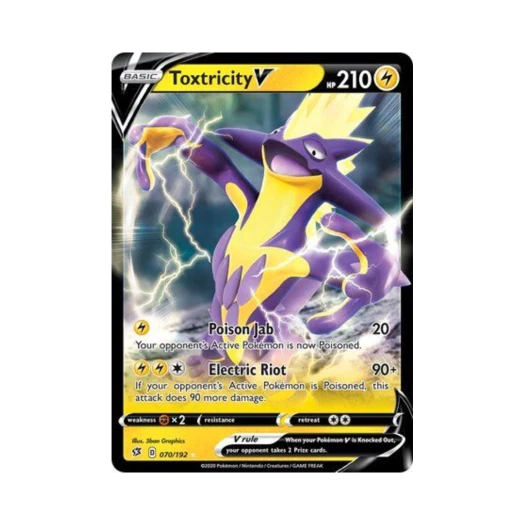 포켓몬 TCG 스트린더 V HRV 레벌 크래시 (영문판)
