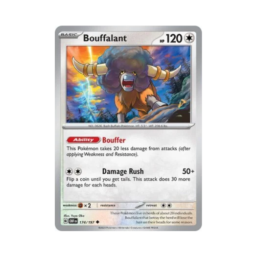 포켓몬 TCG 버프론 U 옵시디언 플레임즈 (영문판) 카드 이미지