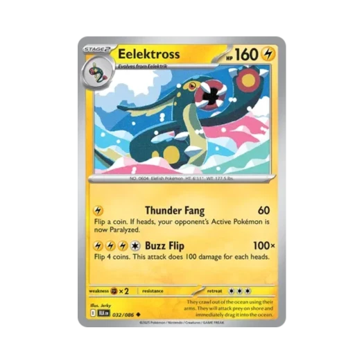 Pokemon TCG Eelektross U Black Bolt (English Ver.)