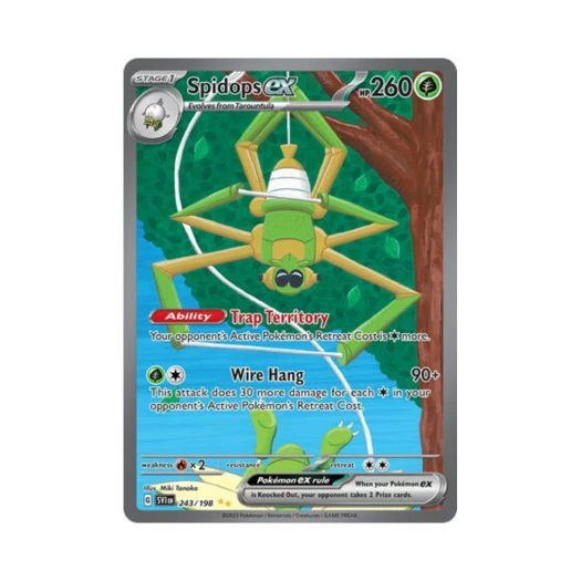 포켓몬 TCG 트래피더 ex SIR 스칼렛 & 바이올렛 (영문판)