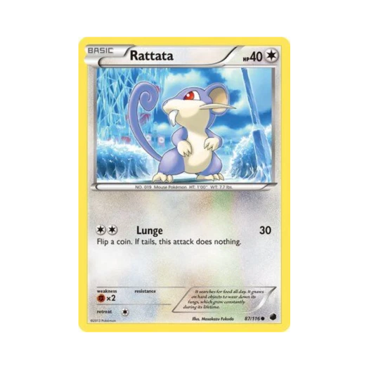 포켓몬 TCG 꼬렛 C 플라스마 프리즈 (영문판)