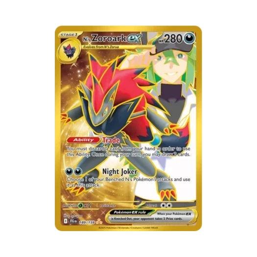 Pokemon TCG N's Zoroark ex HR Journey Together (English Ver.)