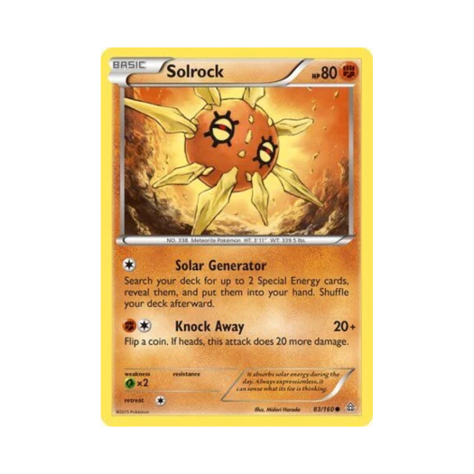 Pokemon TCG Solrock C Primal Clash (English Ver.)