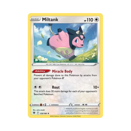 포켓몬 TCG 밀탱크 RH 아스트랄 레디안스 (영문판)