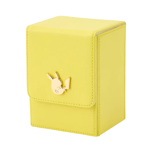 Pokemon TCG Card Game Premium Leather Flip Deck Case Pikachu