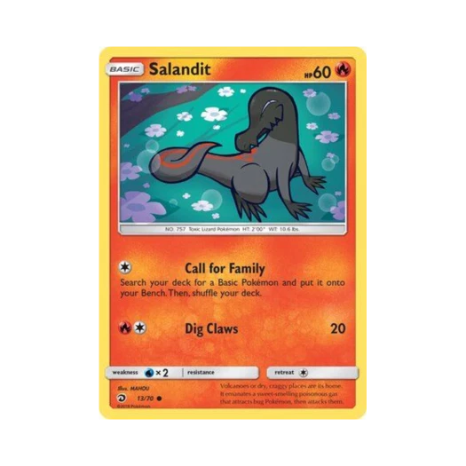 Pokemon TCG Salandit C Dragon Majesty (English Ver.)