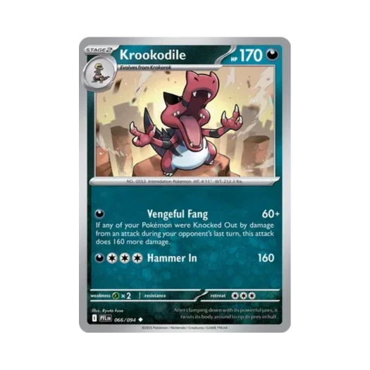 Pokemon TCG Krookodile U Phantasmal Flames (English Ver.)