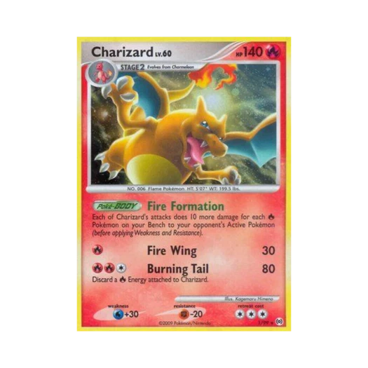 포켓몬 TCG 리자몽 RH 아르세우스 (영문판)
