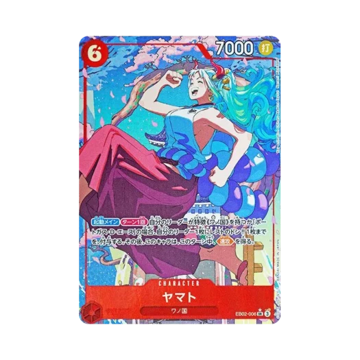 One Piece TCG Yamato SR-P EB02-006 Extra Booster Anime 25th Collection (Japanese Ver.)