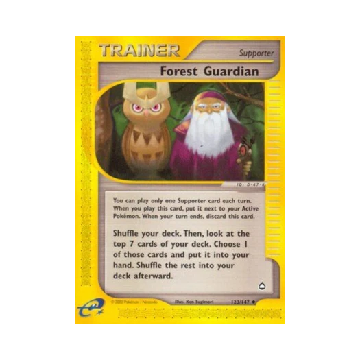 포켓몬 TCG 포레스트 가디언 U 아쿠아폴리스 (영문판)