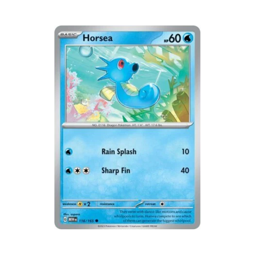 Pokemon TCG Horsea C Scarlet & Violet 151 (English Ver.)