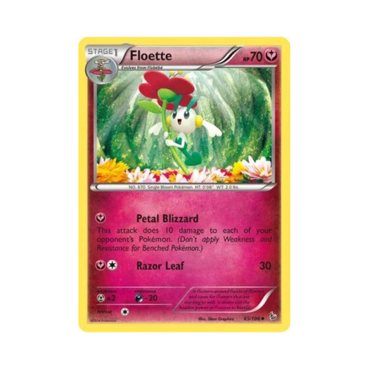 포켓몬 TCG 플라엣테 U 플래시파이어 (영문판)