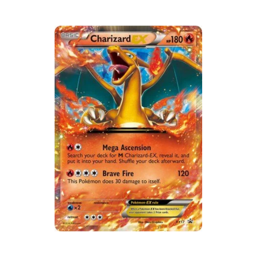 포켓몬 TCG 리자몽 EX 점보 P XY 프로모 카드 (영문판)