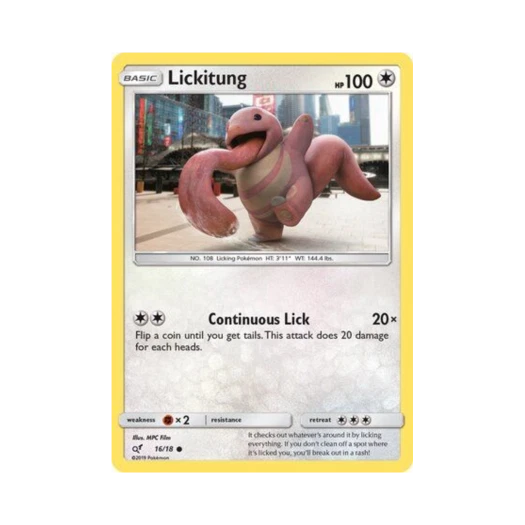 포켓몬 TCG 내루미 C 명탐정 피카츄 (영문판)