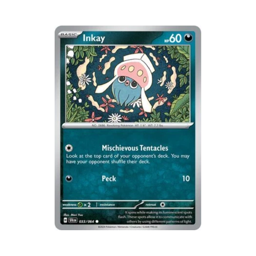 Pokemon TCG Inkay C Shrouded Fable (English Ver.)